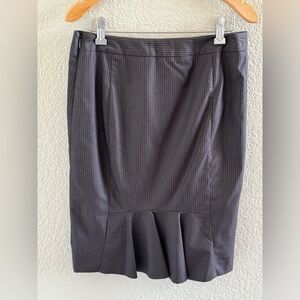 The Limited Brown Skirt with back Pleats. Size 2. 22”